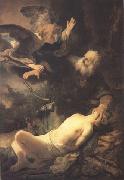 REMBRANDT Harmenszoon van Rijn Abraham's Sacrifice (mk33) oil